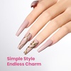 image:imageBeetles Pink Gel Polish  Baby Flush Full Size 15ML051Fl Oz Hema Free Pink Gel Nail Polish Soak Off UV LED Lamp Bright Summer Nails Art Manicure Salon DIY NailsI  Creme Brown  Chestnu Serenade