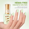 image:imageBeetles Pink Gel Polish  Baby Flush Full Size 15ML051Fl Oz Hema Free Pink Gel Nail Polish Soak Off UV LED Lamp Bright Summer Nails Art Manicure Salon DIY NailsH  Creme Green  Oxygen Green
