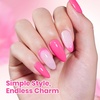 image:imageBeetles Pink Gel Polish  Baby Flush Full Size 15ML051Fl Oz Hema Free Pink Gel Nail Polish Soak Off UV LED Lamp Bright Summer Nails Art Manicure Salon DIY NailsB  Creme Pink  Blush Popper
