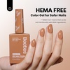 image:imageBeetles Pink Gel Polish  Baby Flush Full Size 15ML051Fl Oz Hema Free Pink Gel Nail Polish Soak Off UV LED Lamp Bright Summer Nails Art Manicure Salon DIY NailsI  Creme Brown  Hemafree Latte Haze