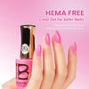 image:imageBeetles Pink Gel Polish  Baby Flush Full Size 15ML051Fl Oz Hema Free Pink Gel Nail Polish Soak Off UV LED Lamp Bright Summer Nails Art Manicure Salon DIY NailsB  Creme Pink  Blush Popper