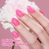 image:imageBeetles Pink Gel Polish  Baby Flush Full Size 15ML051Fl Oz Hema Free Pink Gel Nail Polish Soak Off UV LED Lamp Bright Summer Nails Art Manicure Salon DIY NailsB  Creme Pink  Blush Popper