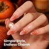 image:imageBeetles Pink Gel Polish  Baby Flush Full Size 15ML051Fl Oz Hema Free Pink Gel Nail Polish Soak Off UV LED Lamp Bright Summer Nails Art Manicure Salon DIY NailsM  Creme Orange  Frosted Persimmon