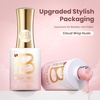 image:imageBeetles Pink Gel Polish  Strawberry Cream 15ML051Fl Oz Light Pink Gel Nail Polish Same Color Same Bottle Soak Off UV LED Lamp Summer Nails Art LongLasting Manicure Salon DIY HomeB  Sheer Pink  Cloud Wisp Nude