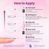 image:imageBeetles Pink Gel Polish  Strawberry Cream 15ML051Fl Oz Light Pink Gel Nail Polish Same Color Same Bottle Soak Off UV LED Lamp Summer Nails Art LongLasting Manicure Salon DIY HomeJ  Pearl Purple  Nebula Pink Glow