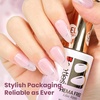 image:imageBeetles Pink Gel Polish  Strawberry Cream 15ML051Fl Oz Light Pink Gel Nail Polish Same Color Same Bottle Soak Off UV LED Lamp Summer Nails Art LongLasting Manicure Salon DIY HomeJ  Sheer Purple  Lilac Ripple