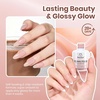 image:imageBeetles Pink Gel Polish  Strawberry Cream 15ML051Fl Oz Light Pink Gel Nail Polish Same Color Same Bottle Soak Off UV LED Lamp Summer Nails Art LongLasting Manicure Salon DIY HomeA  Sheer Nude PInk  Rose Milk