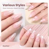 image:imageBeetles Pink Gel Polish  Strawberry Cream 15ML051Fl Oz Light Pink Gel Nail Polish Same Color Same Bottle Soak Off UV LED Lamp Summer Nails Art LongLasting Manicure Salon DIY HomeB  Sheer Pink  Cloud Wisp Nude