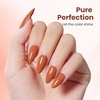 image:imageBeetles Pink Gel Polish  Strawberry Cream 15ML051Fl Oz Light Pink Gel Nail Polish Same Color Same Bottle Soak Off UV LED Lamp Summer Nails Art LongLasting Manicure Salon DIY HomeI  Creme Brown  Burnt Orange