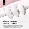 image:imageBeetles Pink Gel Polish  Strawberry Cream 15ML051Fl Oz Light Pink Gel Nail Polish Same Color Same Bottle Soak Off UV LED Lamp Summer Nails Art LongLasting Manicure Salon DIY HomeMilky White 2 Pcs