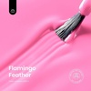 image:imageBeetles Pink Gel Polish  Strawberry Cream 15ML051Fl Oz Light Pink Gel Nail Polish Same Color Same Bottle Soak Off UV LED Lamp Summer Nails Art LongLasting Manicure Salon DIY HomeB  Creme Pink  Flamingo Feather