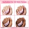 image:imageBeetles Pink Gel Polish  Strawberry Cream 15ML051Fl Oz Light Pink Gel Nail Polish Same Color Same Bottle Soak Off UV LED Lamp Summer Nails Art LongLasting Manicure Salon DIY HomeBarely Pink