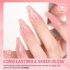 image:imageBeetles Pink Gel Polish  Strawberry Cream 15ML051Fl Oz Light Pink Gel Nail Polish Same Color Same Bottle Soak Off UV LED Lamp Summer Nails Art LongLasting Manicure Salon DIY HomeNaked Rose