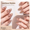 image:imageBeetles Pink Gel Polish  Strawberry Cream 15ML051Fl Oz Light Pink Gel Nail Polish Same Color Same Bottle Soak Off UV LED Lamp Summer Nails Art LongLasting Manicure Salon DIY HomeI  Sheer Brown  Soft Brew