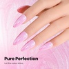 image:imageBeetles Pink Gel Polish  Strawberry Cream 15ML051Fl Oz Light Pink Gel Nail Polish Same Color Same Bottle Soak Off UV LED Lamp Summer Nails Art LongLasting Manicure Salon DIY HomeJ  Pearl Purple  Nebula Pink Glow