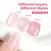 image:imageBeetles Pink Gel Polish  Strawberry Cream 15ML051Fl Oz Light Pink Gel Nail Polish Same Color Same Bottle Soak Off UV LED Lamp Summer Nails Art LongLasting Manicure Salon DIY HomeA  Sheer Nude Pink  Sakura Pudding