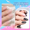 image:imageBeetles Pink Gel Polish  Strawberry Cream 15ML051Fl Oz Light Pink Gel Nail Polish Same Color Same Bottle Soak Off UV LED Lamp Summer Nails Art LongLasting Manicure Salon DIY HomeBlack and White