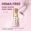 image:imageBeetles Pink Gel Polish  Strawberry Cream 15ML051Fl Oz Light Pink Gel Nail Polish Same Color Same Bottle Soak Off UV LED Lamp Summer Nails Art LongLasting Manicure Salon DIY HomeJ  Sheer Purple  Lilac Ripple
