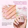 image:imageBeetles Pink Gel Polish  Strawberry Cream 15ML051Fl Oz Light Pink Gel Nail Polish Same Color Same Bottle Soak Off UV LED Lamp Summer Nails Art LongLasting Manicure Salon DIY HomeI  Sheer Brown  Warm Grace