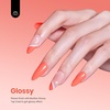 image:imageBeetles Pink Gel Polish  Strawberry Cream 15ML051Fl Oz Light Pink Gel Nail Polish Same Color Same Bottle Soak Off UV LED Lamp Summer Nails Art LongLasting Manicure Salon DIY HomeM  Creme Orange  Carly Coral Orange