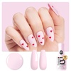 image:imageBeetles Pink Gel Polish  Strawberry Cream 15ML051Fl Oz Light Pink Gel Nail Polish Same Color Same Bottle Soak Off UV LED Lamp Summer Nails Art LongLasting Manicure Salon DIY HomeB  Creme Pink  Milky Petal