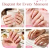 image:imageBeetles Pink Gel Polish  Strawberry Cream 15ML051Fl Oz Light Pink Gel Nail Polish Same Color Same Bottle Soak Off UV LED Lamp Summer Nails Art LongLasting Manicure Salon DIY HomeA  Sheer Pink  Sakura Sparkle