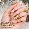 image:imageBeetles Pink Gel Polish  Strawberry Cream 15ML051Fl Oz Light Pink Gel Nail Polish Same Color Same Bottle Soak Off UV LED Lamp Summer Nails Art LongLasting Manicure Salon DIY HomeD  Flakie Blue  Starlit Gold