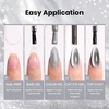 image:imageBeetles Pink Gel Polish  Strawberry Cream 15ML051Fl Oz Light Pink Gel Nail Polish Same Color Same Bottle Soak Off UV LED Lamp Summer Nails Art LongLasting Manicure Salon DIY HomeSilver Cat Eye