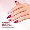 image:imageBeetles Pink Gel Polish  Strawberry Cream 15ML051Fl Oz Light Pink Gel Nail Polish Same Color Same Bottle Soak Off UV LED Lamp Summer Nails Art LongLasting Manicure Salon DIY HomeC  Creme Red  Burgundy Red