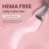 image:imageBeetles Pink Gel Polish  Strawberry Cream 15ML051Fl Oz Light Pink Gel Nail Polish Same Color Same Bottle Soak Off UV LED Lamp Summer Nails Art LongLasting Manicure Salon DIY HomeB  Sheer Pink  Cloud Wisp Nude
