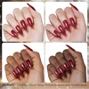 image:imageBeetles Pink Gel Polish  Strawberry Cream 15ML051Fl Oz Light Pink Gel Nail Polish Same Color Same Bottle Soak Off UV LED Lamp Summer Nails Art LongLasting Manicure Salon DIY HomeC  Flakie Red  Red Reign