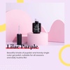image:imageBeetles Pink Gel Polish  Strawberry Cream 15ML051Fl Oz Light Pink Gel Nail Polish Same Color Same Bottle Soak Off UV LED Lamp Summer Nails Art LongLasting Manicure Salon DIY HomeJ  Creme Purple  Lilac Purple