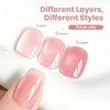 image:imageBeetles Pink Gel Polish  Strawberry Cream 15ML051Fl Oz Light Pink Gel Nail Polish Same Color Same Bottle Soak Off UV LED Lamp Summer Nails Art LongLasting Manicure Salon DIY HomeJelly Peach