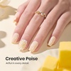 image:imageBeetles Pink Gel Polish  Strawberry Cream 15ML051Fl Oz Light Pink Gel Nail Polish Same Color Same Bottle Soak Off UV LED Lamp Summer Nails Art LongLasting Manicure Salon DIY HomeK  Creme Yellow  Soft Butter