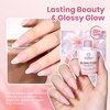 image:imageBeetles Pink Gel Polish  Strawberry Cream 15ML051Fl Oz Light Pink Gel Nail Polish Same Color Same Bottle Soak Off UV LED Lamp Summer Nails Art LongLasting Manicure Salon DIY HomeA  Sheer Nude Pink  Sakura Pudding