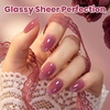 image:imageBeetles Pink Gel Polish  Strawberry Cream 15ML051Fl Oz Light Pink Gel Nail Polish Same Color Same Bottle Soak Off UV LED Lamp Summer Nails Art LongLasting Manicure Salon DIY HomeA  Sheer Purple  Grape Ice Tea