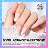 image:imageBeetles Pink Gel Polish  Strawberry Cream 15ML051Fl Oz Light Pink Gel Nail Polish Same Color Same Bottle Soak Off UV LED Lamp Summer Nails Art LongLasting Manicure Salon DIY HomeSheer Nude