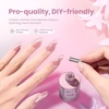 image:imageBeetles Pink Gel Polish  Strawberry Cream 15ML051Fl Oz Light Pink Gel Nail Polish Same Color Same Bottle Soak Off UV LED Lamp Summer Nails Art LongLasting Manicure Salon DIY HomeJ  Velvet Purple  Blossom Whisper Pink