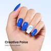 image:imageBeetles Pink Gel Polish  Strawberry Cream 15ML051Fl Oz Light Pink Gel Nail Polish Same Color Same Bottle Soak Off UV LED Lamp Summer Nails Art LongLasting Manicure Salon DIY HomeD  Creme Blue  Blue