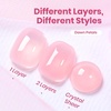 image:imageBeetles Pink Gel Polish  Strawberry Cream 15ML051Fl Oz Light Pink Gel Nail Polish Same Color Same Bottle Soak Off UV LED Lamp Summer Nails Art LongLasting Manicure Salon DIY HomeB  Sheer Pink  Dawn Petals