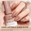 image:imageBeetles Pink Gel Polish  Strawberry Cream 15ML051Fl Oz Light Pink Gel Nail Polish Same Color Same Bottle Soak Off UV LED Lamp Summer Nails Art LongLasting Manicure Salon DIY HomeI  Sheer Brown  Soft Brew