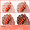 image:imageBeetles Pink Gel Polish  Strawberry Cream 15ML051Fl Oz Light Pink Gel Nail Polish Same Color Same Bottle Soak Off UV LED Lamp Summer Nails Art LongLasting Manicure Salon DIY HomeM  Creme Orange  Bright Orange