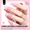 image:imageBeetles Pink Gel Polish  Strawberry Cream 15ML051Fl Oz Light Pink Gel Nail Polish Same Color Same Bottle Soak Off UV LED Lamp Summer Nails Art LongLasting Manicure Salon DIY HomeSweet Dream
