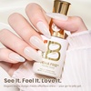 image:imageBeetles Pink Gel Polish  Strawberry Cream 15ML051Fl Oz Light Pink Gel Nail Polish Same Color Same Bottle Soak Off UV LED Lamp Summer Nails Art LongLasting Manicure Salon DIY HomeA  Sheer White  Vanilla Scoop