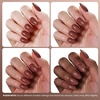 image:imageBeetles Pink Gel Polish  Strawberry Cream 15ML051Fl Oz Light Pink Gel Nail Polish Same Color Same Bottle Soak Off UV LED Lamp Summer Nails Art LongLasting Manicure Salon DIY HomeI  Creme Brown  Brown