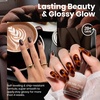 image:imageBeetles Pink Gel Polish  Strawberry Cream 15ML051Fl Oz Light Pink Gel Nail Polish Same Color Same Bottle Soak Off UV LED Lamp Summer Nails Art LongLasting Manicure Salon DIY HomeA  Sheer Brown  Morning Mocha