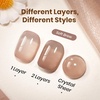 image:imageBeetles Pink Gel Polish  Strawberry Cream 15ML051Fl Oz Light Pink Gel Nail Polish Same Color Same Bottle Soak Off UV LED Lamp Summer Nails Art LongLasting Manicure Salon DIY HomeI  Sheer Brown  Soft Brew