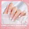 image:imageBeetles Pink Gel Polish  Strawberry Cream 15ML051Fl Oz Light Pink Gel Nail Polish Same Color Same Bottle Soak Off UV LED Lamp Summer Nails Art LongLasting Manicure Salon DIY HomePink Jelly