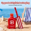 image:imageBeetles Pink Gel Polish  Strawberry Cream 15ML051Fl Oz Light Pink Gel Nail Polish Same Color Same Bottle Soak Off UV LED Lamp Summer Nails Art LongLasting Manicure Salon DIY HomeC  Creme Red  Sunburn Red