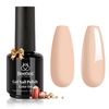 image:imageBeetles Pink Gel Polish  Strawberry Cream 15ML051Fl Oz Light Pink Gel Nail Polish Same Color Same Bottle Soak Off UV LED Lamp Summer Nails Art LongLasting Manicure Salon DIY HomeE  Creme Nude  Pale Nude
